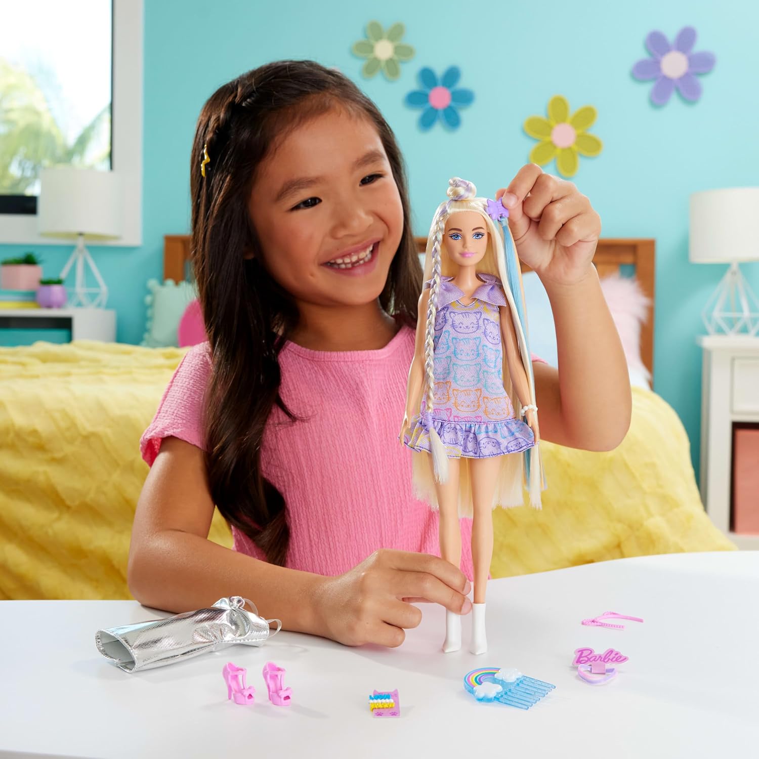 باربي دمية المرح دمية مع اكسسوارات Barbie