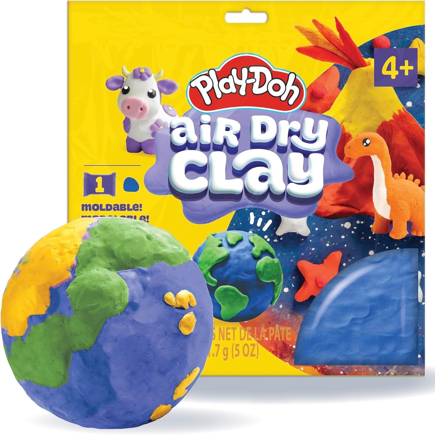 بلاي دوه آير دراي صلصال سريع الجفاف لون أزرق الصلصال والمعجون Play-Doh