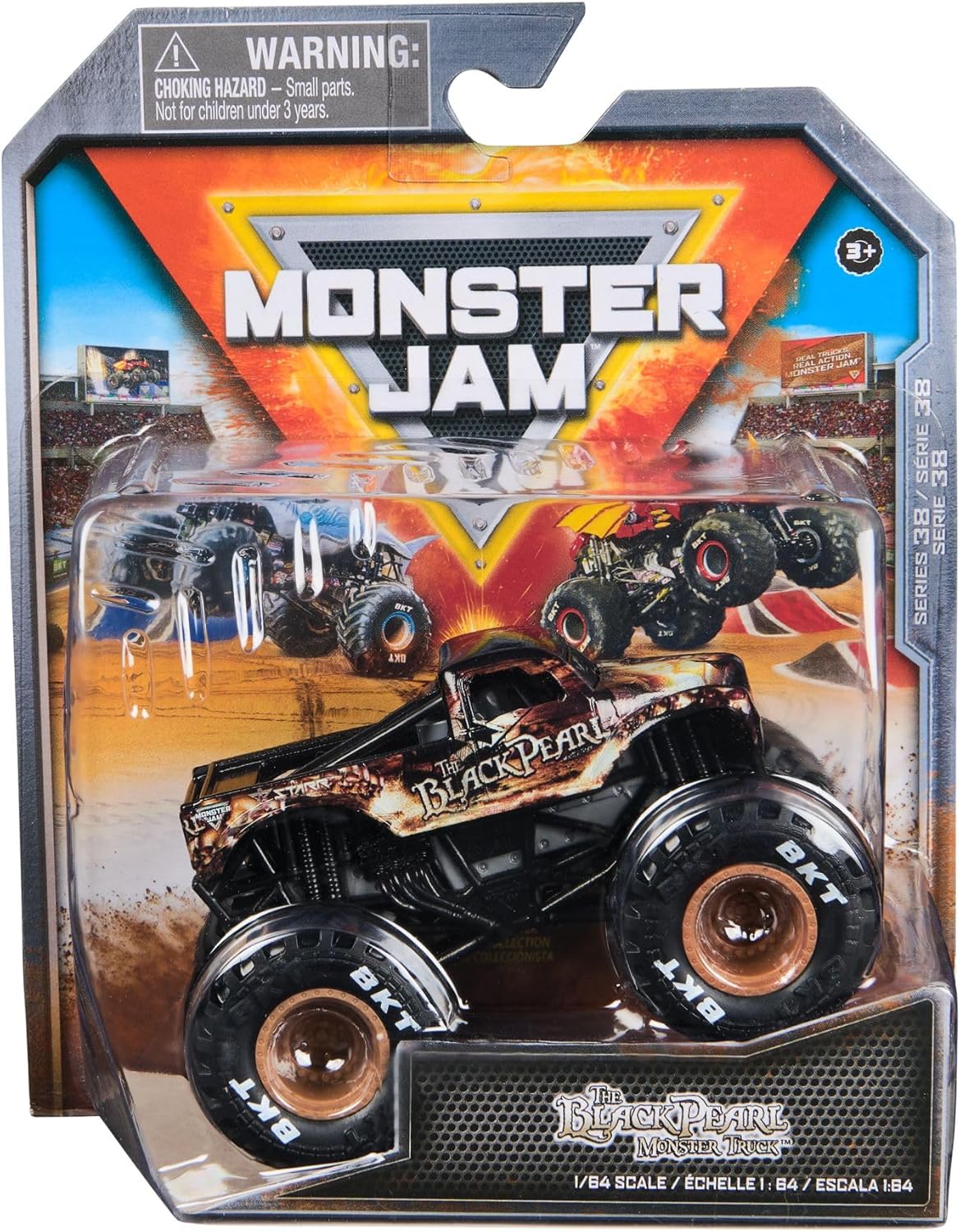 مونستر جام شاحنة اللؤلؤة السوداء مركبات الأطفال Monster Jam