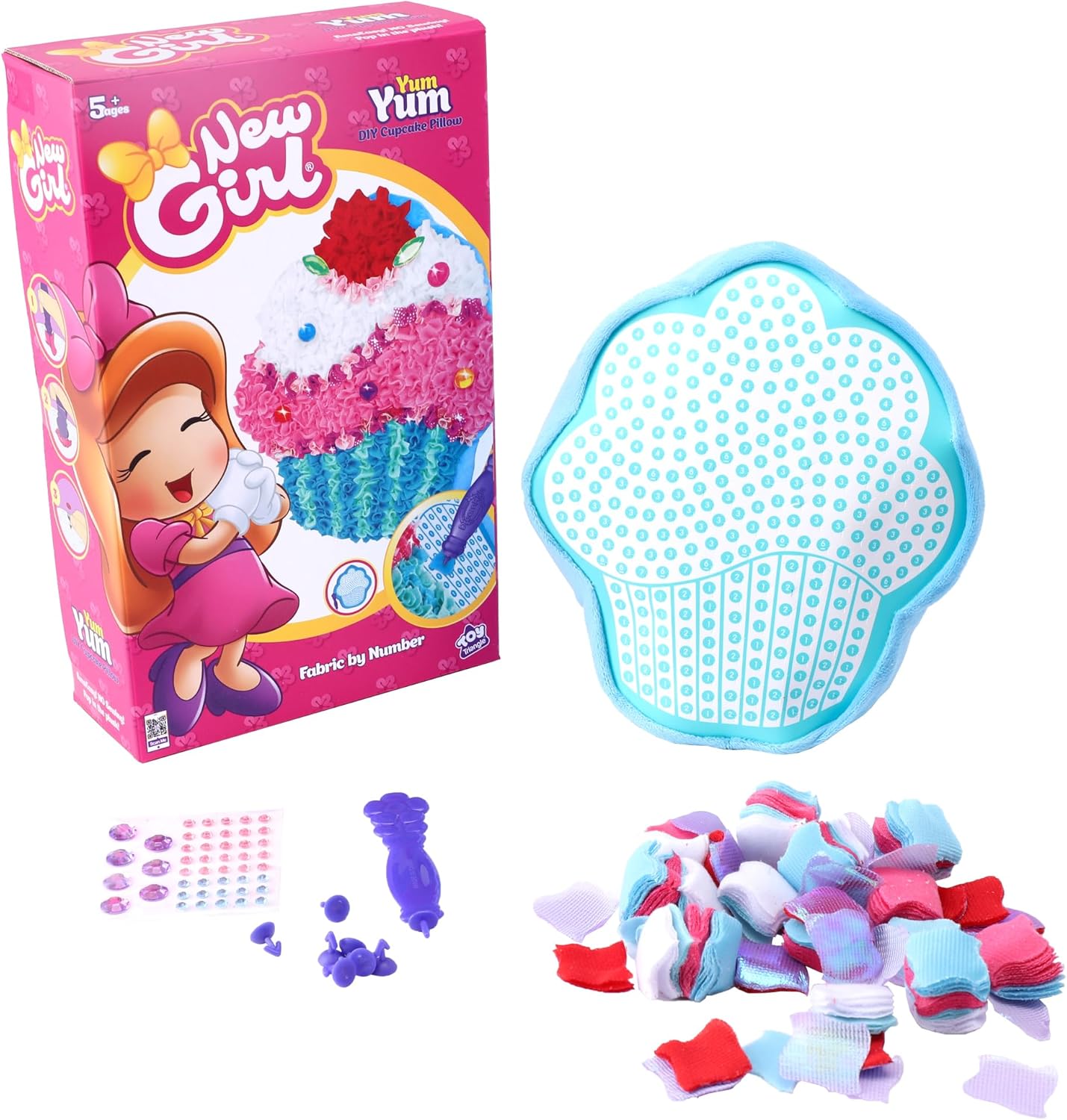 نيو جيرل وسادة كب كيك الخرز والاكسسوارات NewBoy