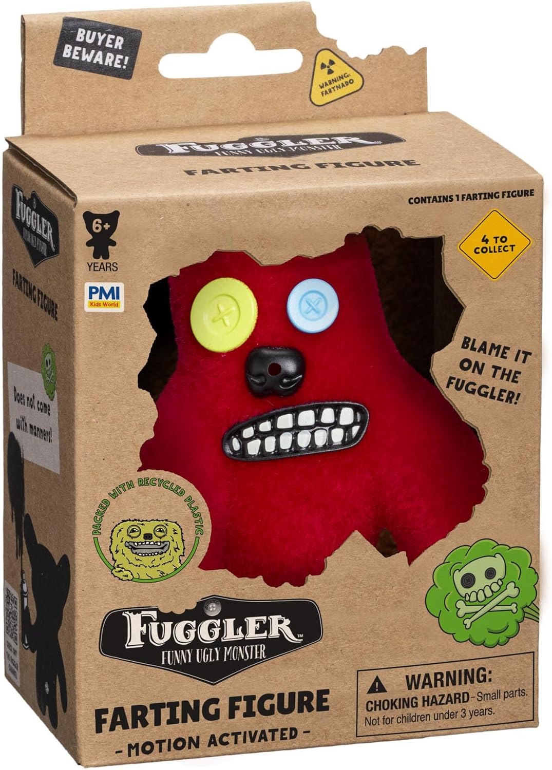 فوجلر دمى وحش تيدي الغريبة متنوع الالعاب القطنية Zuru