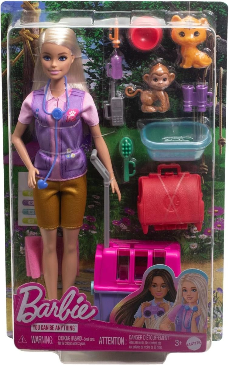 باربي العاب الانقاذ والتعافي دمية مع اكسسوارات Barbie