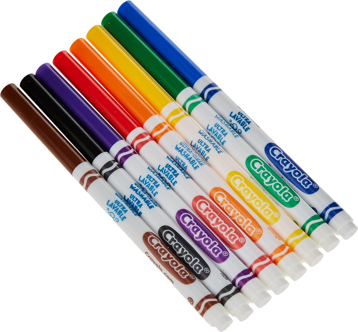 كرايولا قلام ماركر قابلة للغسل من الترا كلين 8 قطع رسم و تلوين Crayola