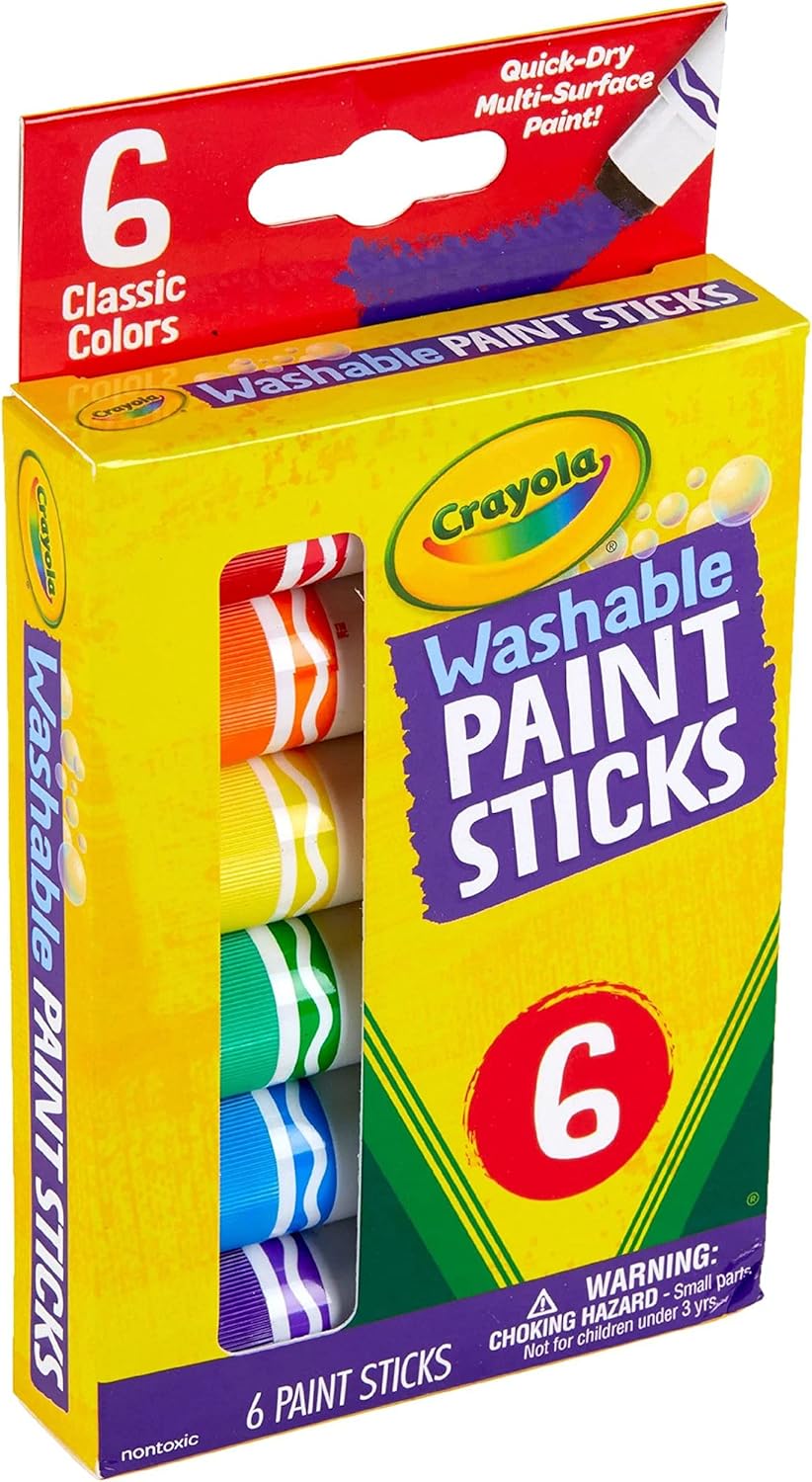 كرايولا أعواد طلاء قابلة للغسل رسم و تلوين Crayola