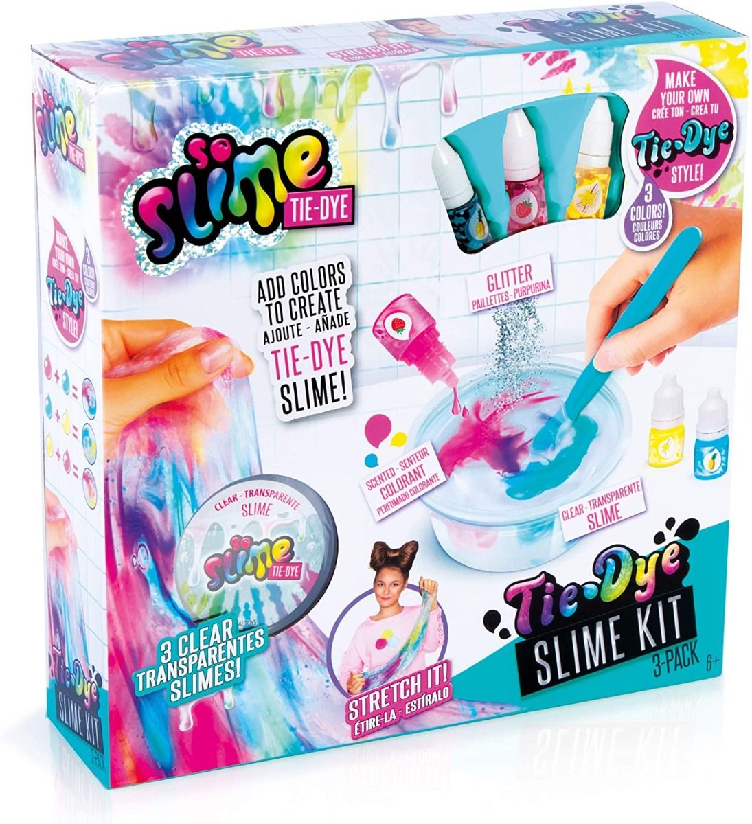 سلايمي دي طقم الصبغ والربط سلايم So Slime