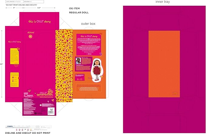 اور جينيريشن ميلانا مع ياقة لامعة دمية مع اكسسوارات Our Generation