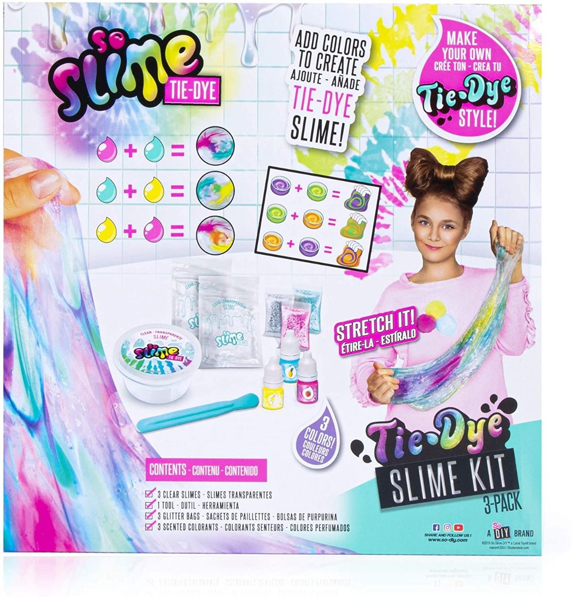 سلايمي دي طقم الصبغ والربط سلايم So Slime