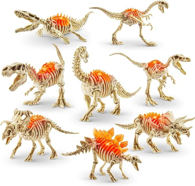 روبو ألايف بيضة مفاجئة ديناصور فوسيل مجسمات الحيوانات Zuru