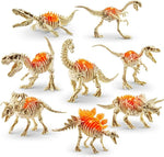 روبو ألايف بيضة مفاجئة ديناصور فوسيل مجسمات الحيوانات Zuru