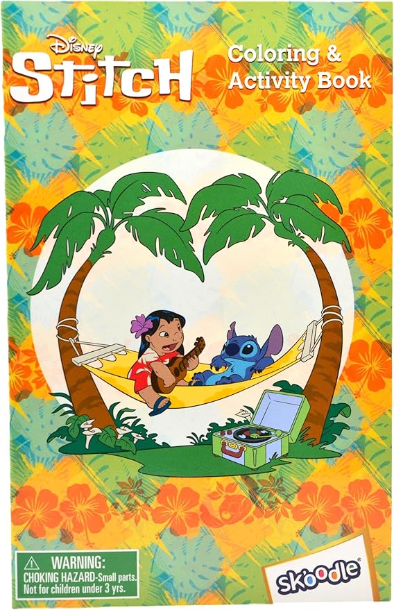 سكوديل دفتر تلوين وأنشطة ستيتش رسم و تلوين Skoodle