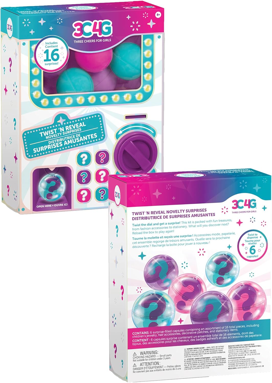 3سي 4 جي لعبة مفاجآت كرات الدوران الخرز والاكسسوارات 3C4G
