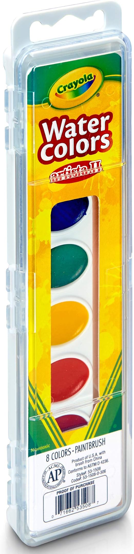 كرايولا الوان مائية مع فرشاة رسم و تلوين Crayola