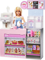 باربي مقهى مع دمية دمية مع اكسسوارات Barbie