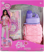 فلة زجاجة مياه مع مشبك شعر أدوات مدرسية Fulla