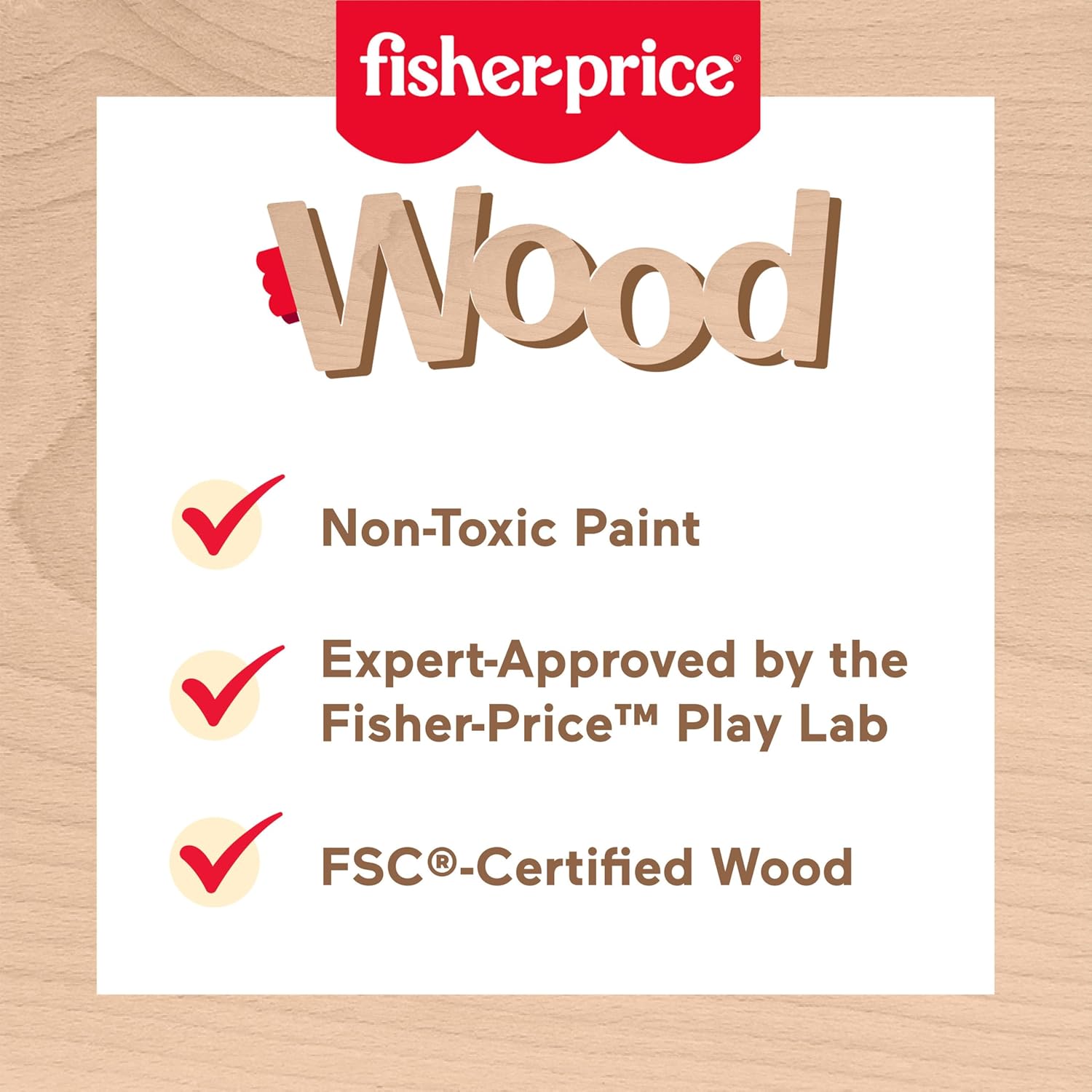 فيشر برايس طاولة موسيقية خشبية مواليد تفاعلي Fisher-Price