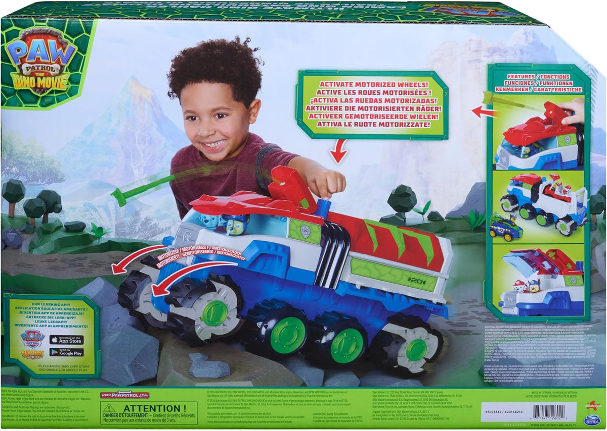 باو باترول دينو مركبة إطلاق مع مجسمات مركبات الأطفال Paw Patrol