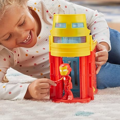 سبايدي العاب ستارك تاور مع مجسم ايرون مان شخصيات كرتونية Marvel