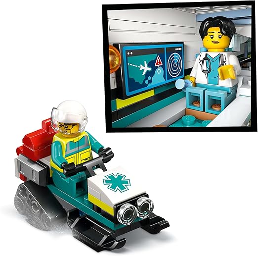 ليجو 60465 سيتي طائرة الإسعاف الجوي مكعبات التركيب LEGO
