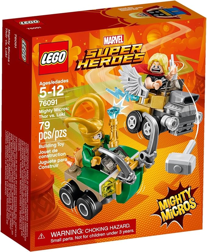 ليجو مارفل مكعبات الابطال الخارقين ثور ضد لوكي مكعبات التركيب LEGO