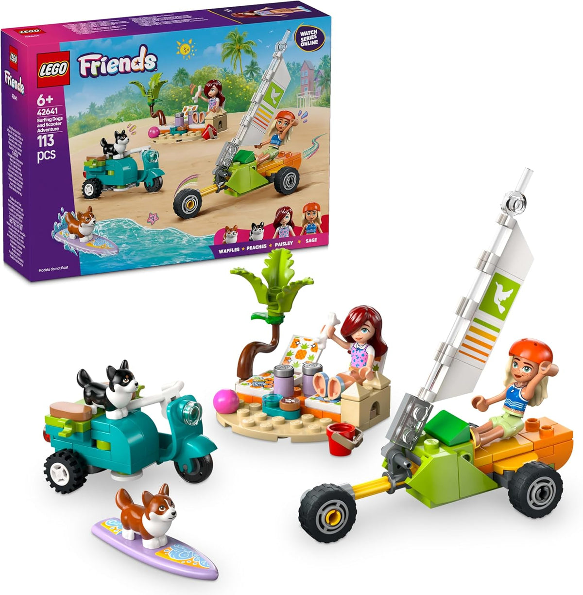 ليجو 42641 فريندز مغامرة ركوب الأمواج مكعبات التركيب LEGO