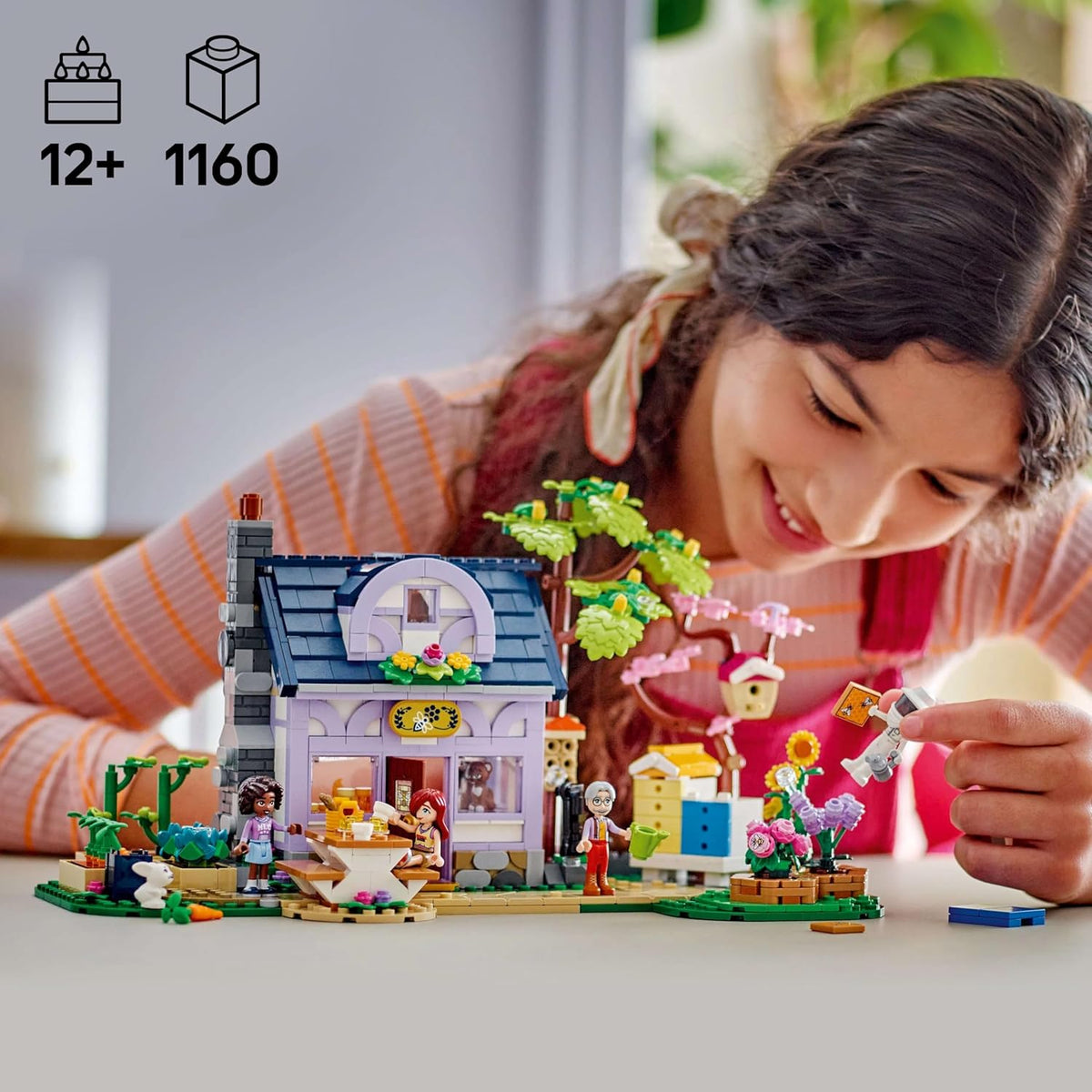 ليجو 42669 فريندز بيت النحالين وحديقة الزهور مكعبات التركيب LEGO