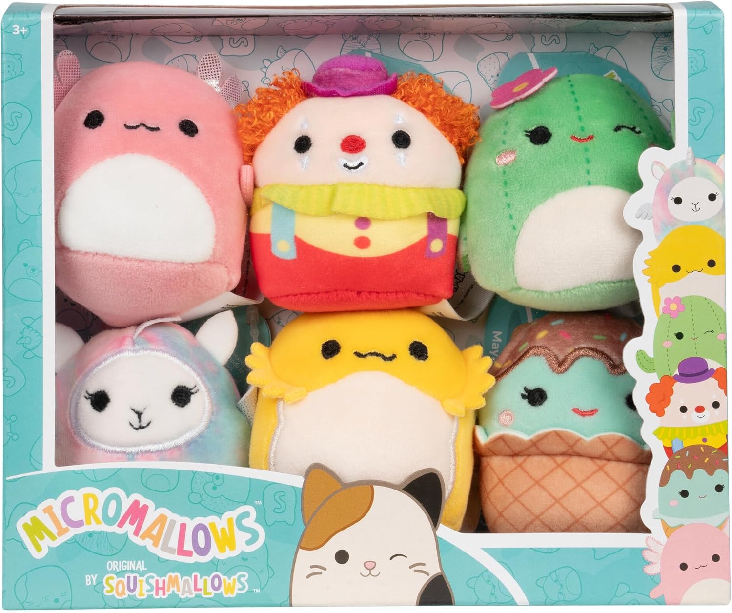 سكويش مالوز مجسم 6 قطع الالعاب القطنية Squishmallows