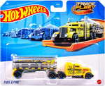 هوت ويلز شاحنة مع مقطورة متنوع المركبات المتنوعه HotWheels