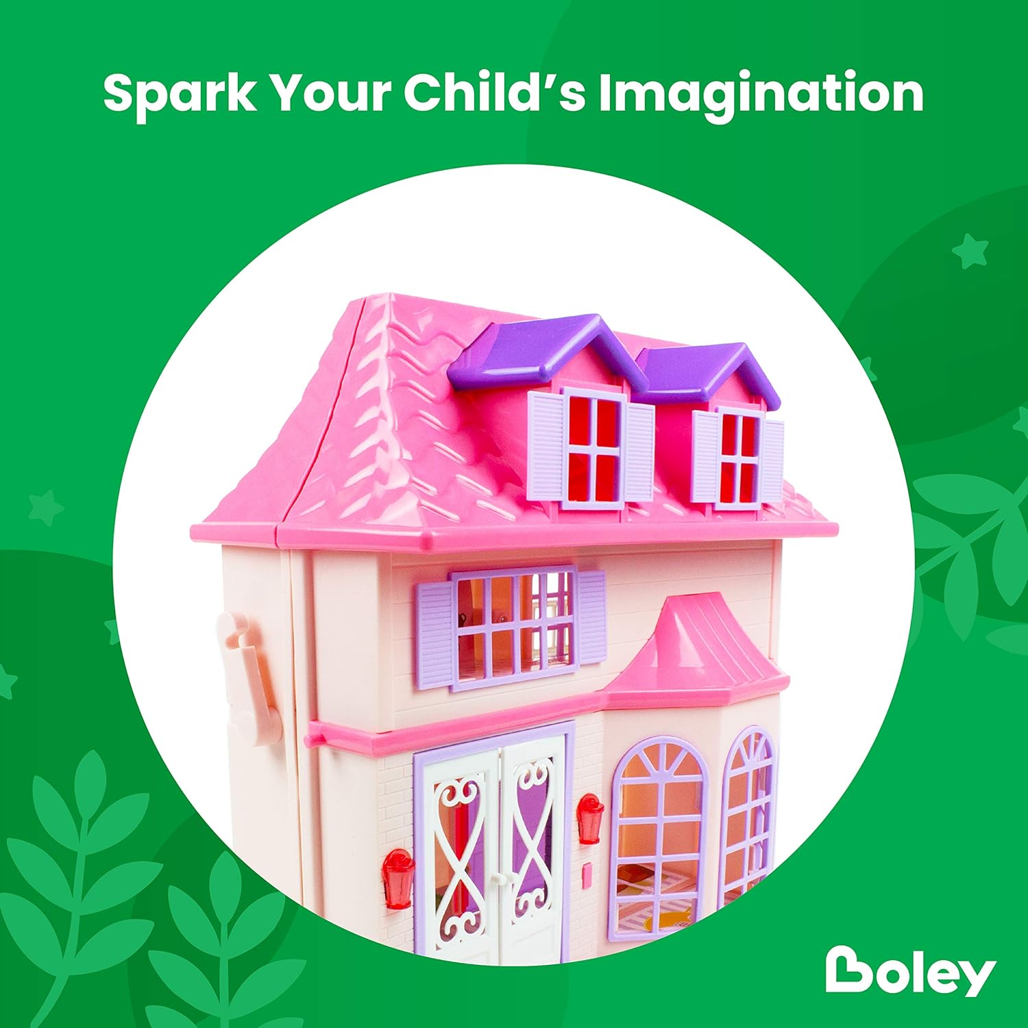 بيت دمى قابل للطي 21 قطعة بيوت الدمى LOCAL