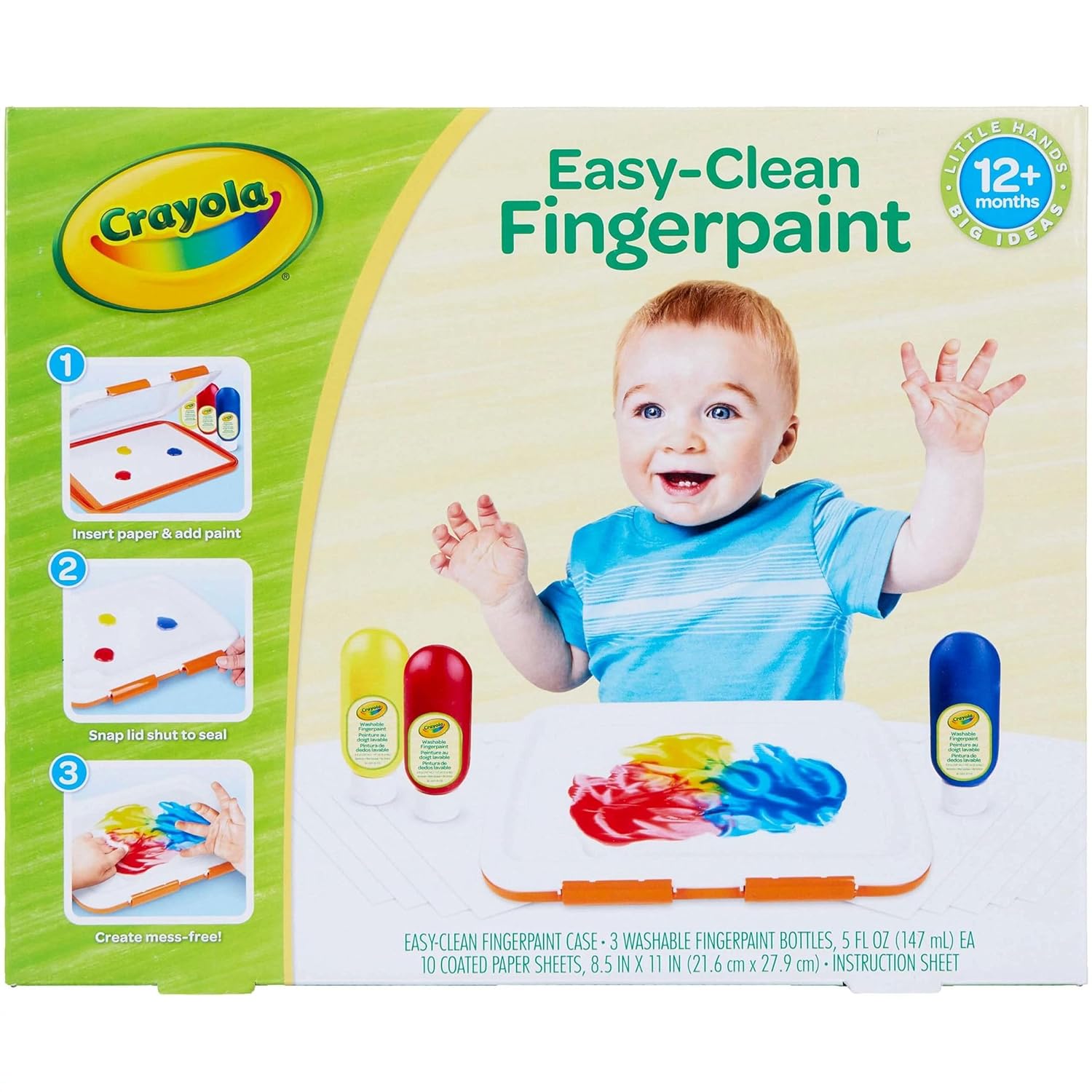 كرايولا قاعدة طلاء اصابع قابلة للغسل رسم و تلوين Crayola