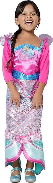 امسكان زي باربي ميرميد 5-7 سنوات الملابس التنكرية Amscan