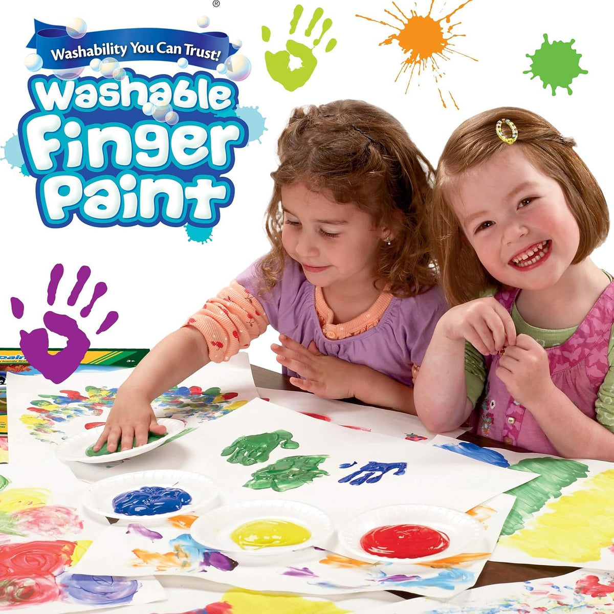 كرايولا طلاء إصبع قابل للغسل أصفر 473 مل رسم و تلوين Crayola