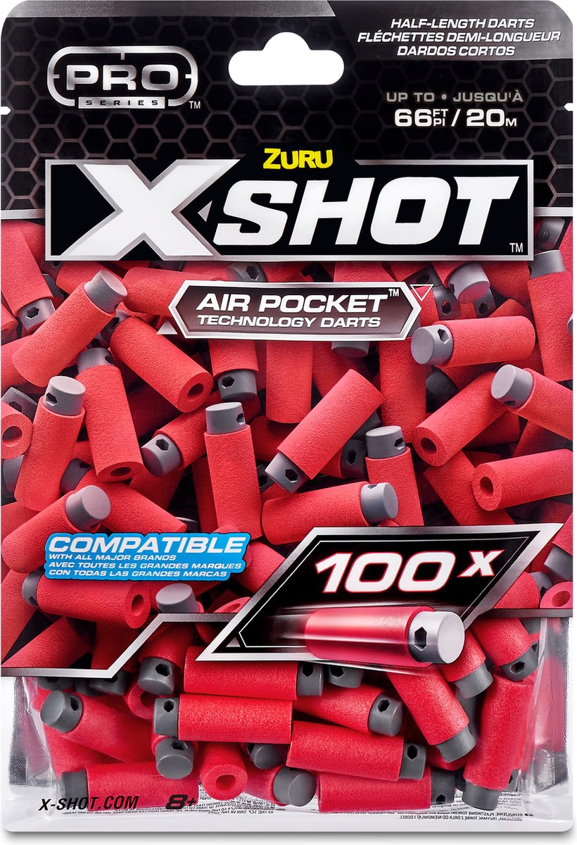 اكس شوت سهام اس 1 مسدسات مطاطية Zuru