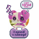 بيكسل هوجز دمية جرو العناق الإلكترونية وردي الالعاب القطنية Pixel Hugs