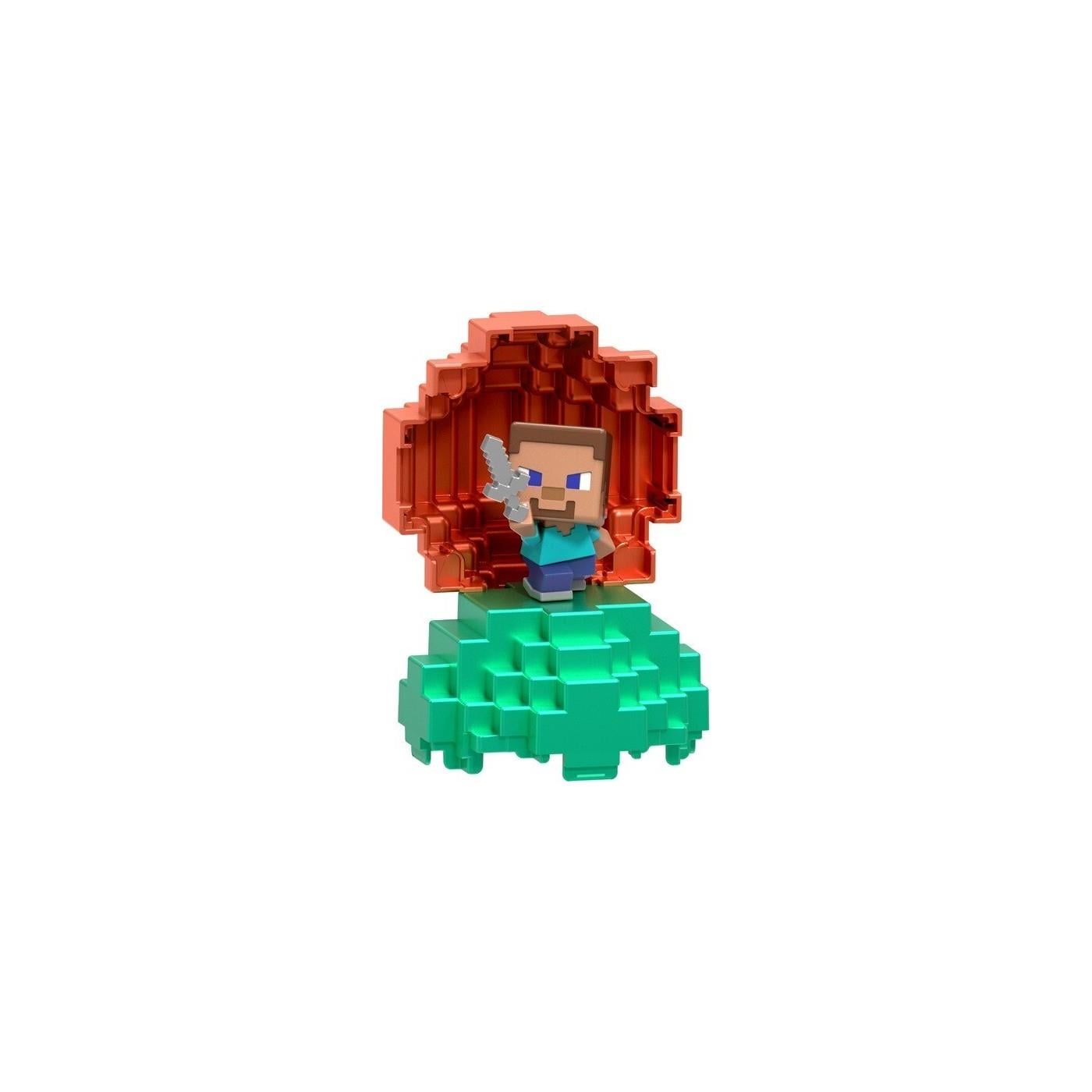 بيضة ماينكرافت صغيرة مع مجسم ستيف مجسمات الشخصيات Minecraft