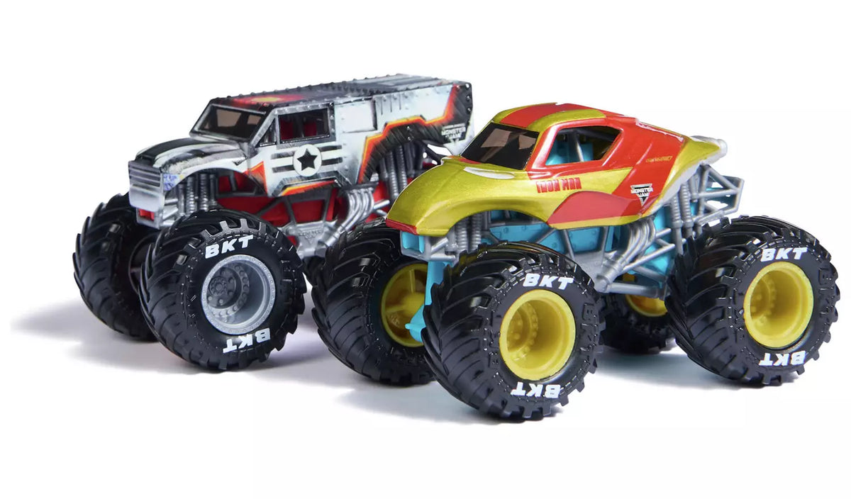 مونستر جام شاحنات مارفل قطعتين متنوع المركبات المتنوعه Monster Jam