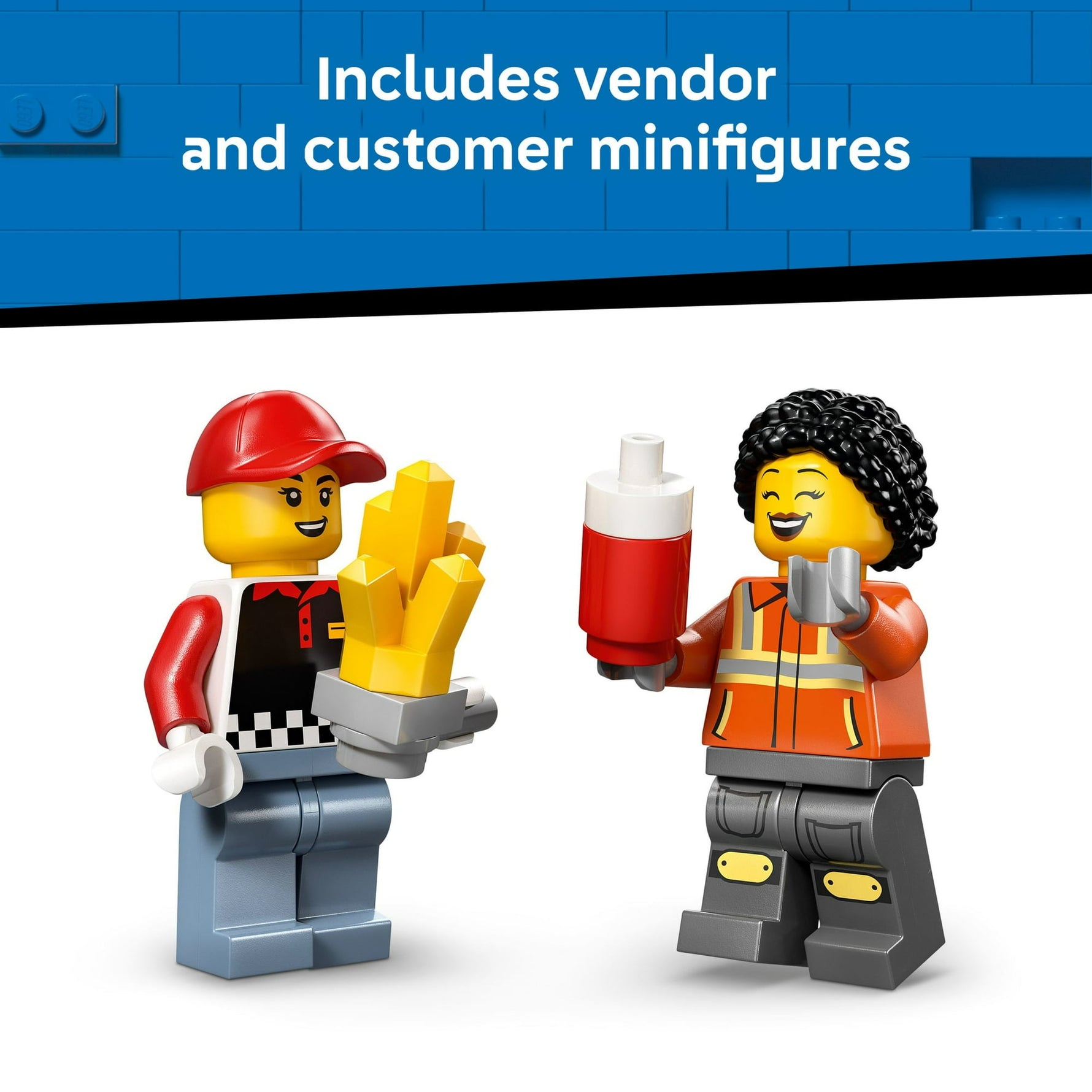 ليجو 60488 سيتي شاحنة البطاطا المقلية مكعبات التركيب LEGO