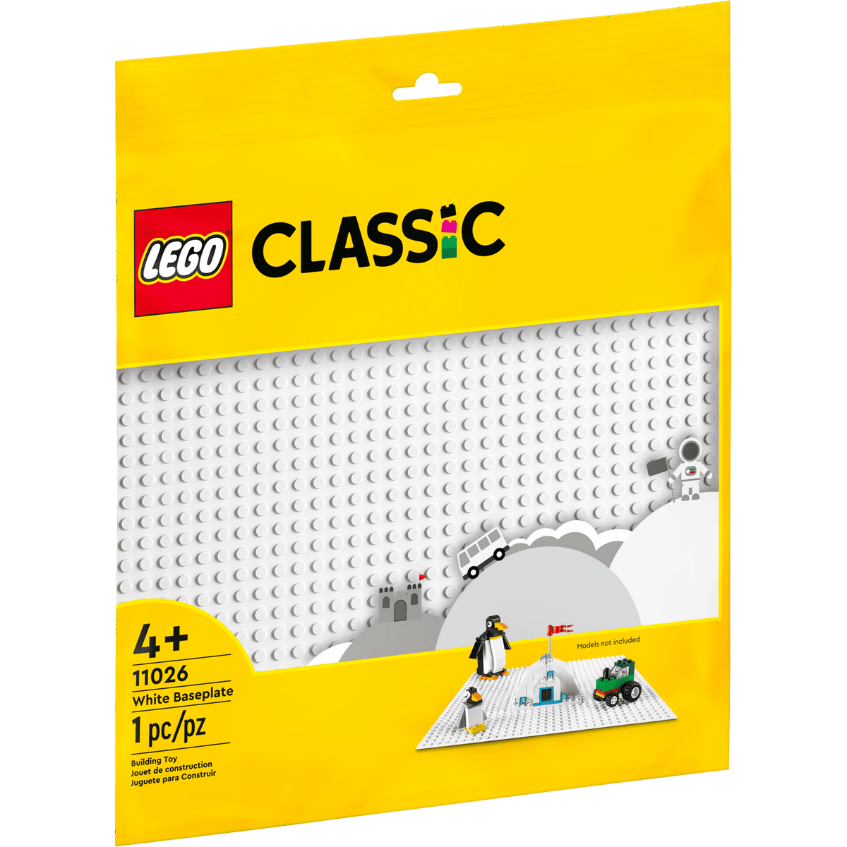 ليجو 11026 كلاسيك قاعدة بيضاء كلاسيكية مكعبات التركيب LEGO