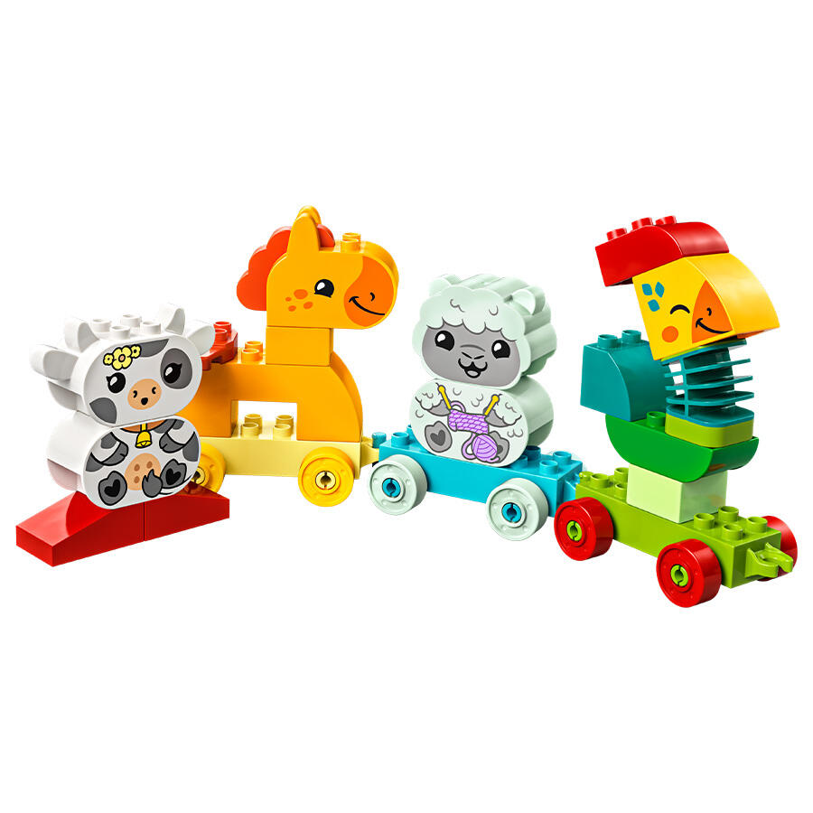 ليجو دوبلو لعبة مكعبات بناء قطاري الاول مكعبات التركيب LEGO