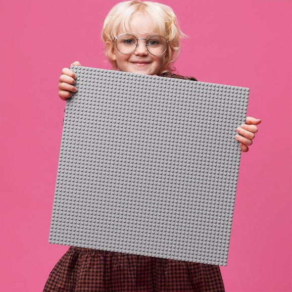 ليجو كلاسيك 11024 قاعدة رمادية مكعبات التركيب LEGO