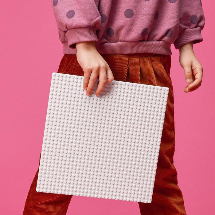 ليجو كلاسيك قاعدة بيضاء كلاسيكية مكعبات التركيب LEGO