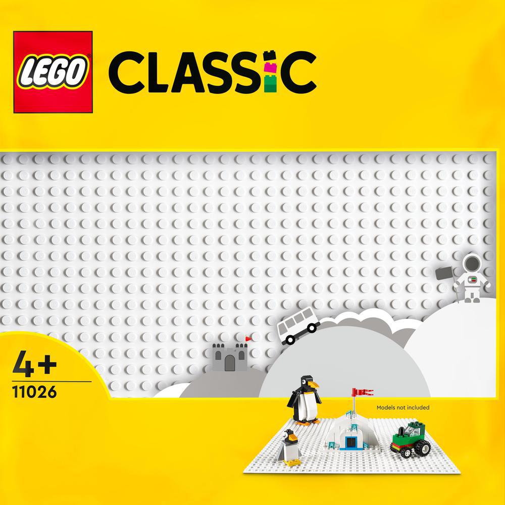 ليجو كلاسيك قاعدة بيضاء كلاسيكية مكعبات التركيب LEGO