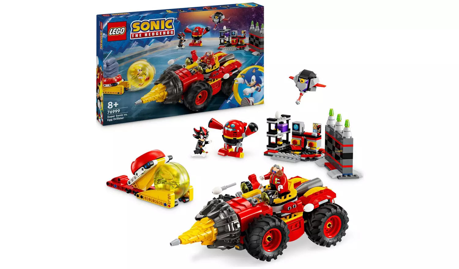 ليجو 76999 سوبر سونيك ضد ايج دريلستر مكعبات التركيب LEGO