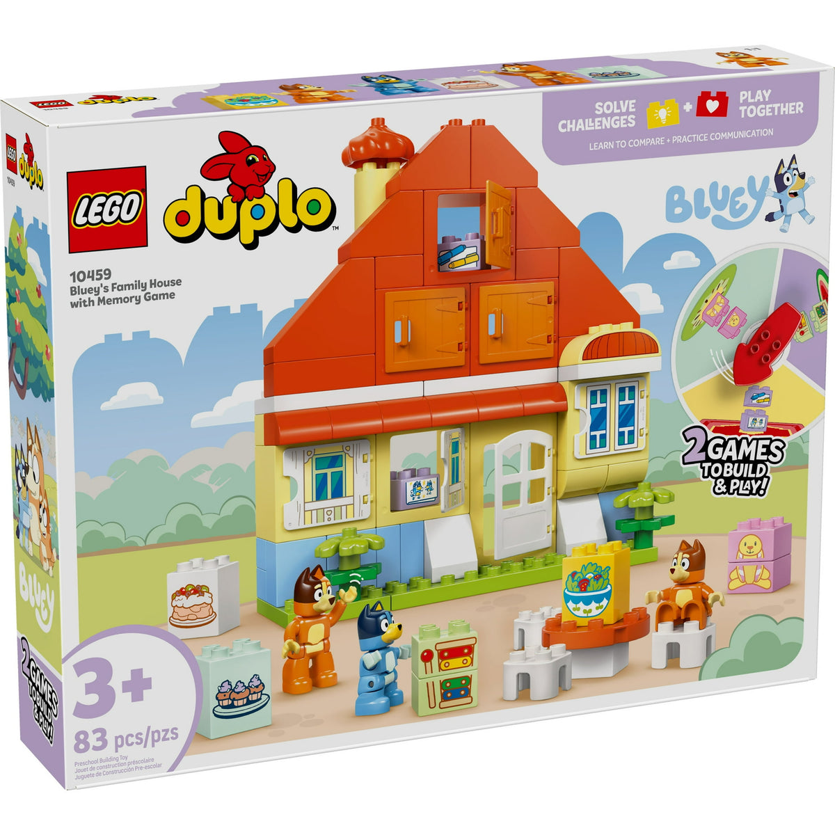 ليجو 10459 دبلو نزل عائلة بلوي ولعبة الذاكرة مكعبات التركيب LEGO