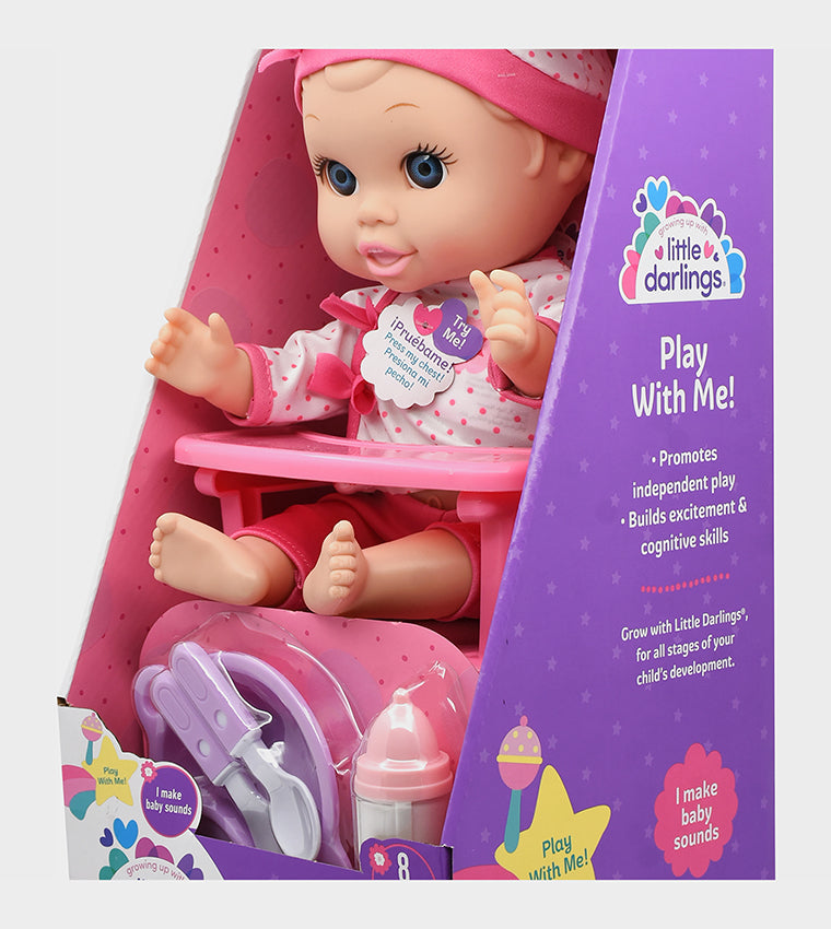 بيبي مزيونة ليتل دارلينجز دمية طعام 8 قطع دمى المواليد Baby Maziuna