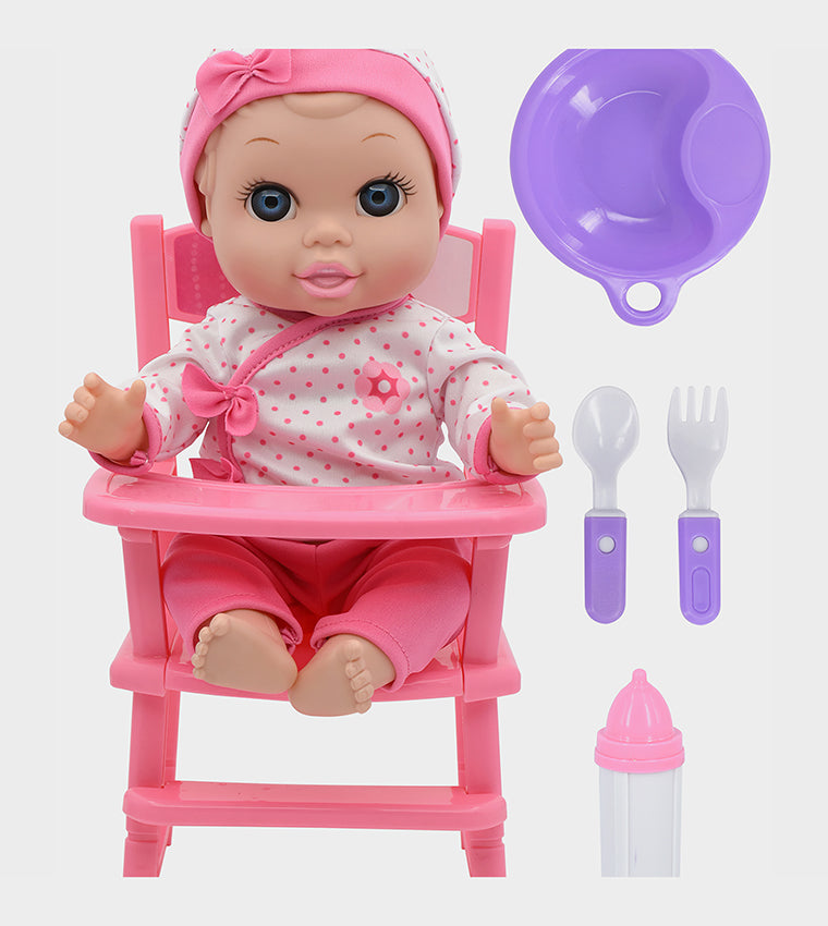 بيبي مزيونة ليتل دارلينجز دمية طعام 8 قطع دمى المواليد Baby Maziuna