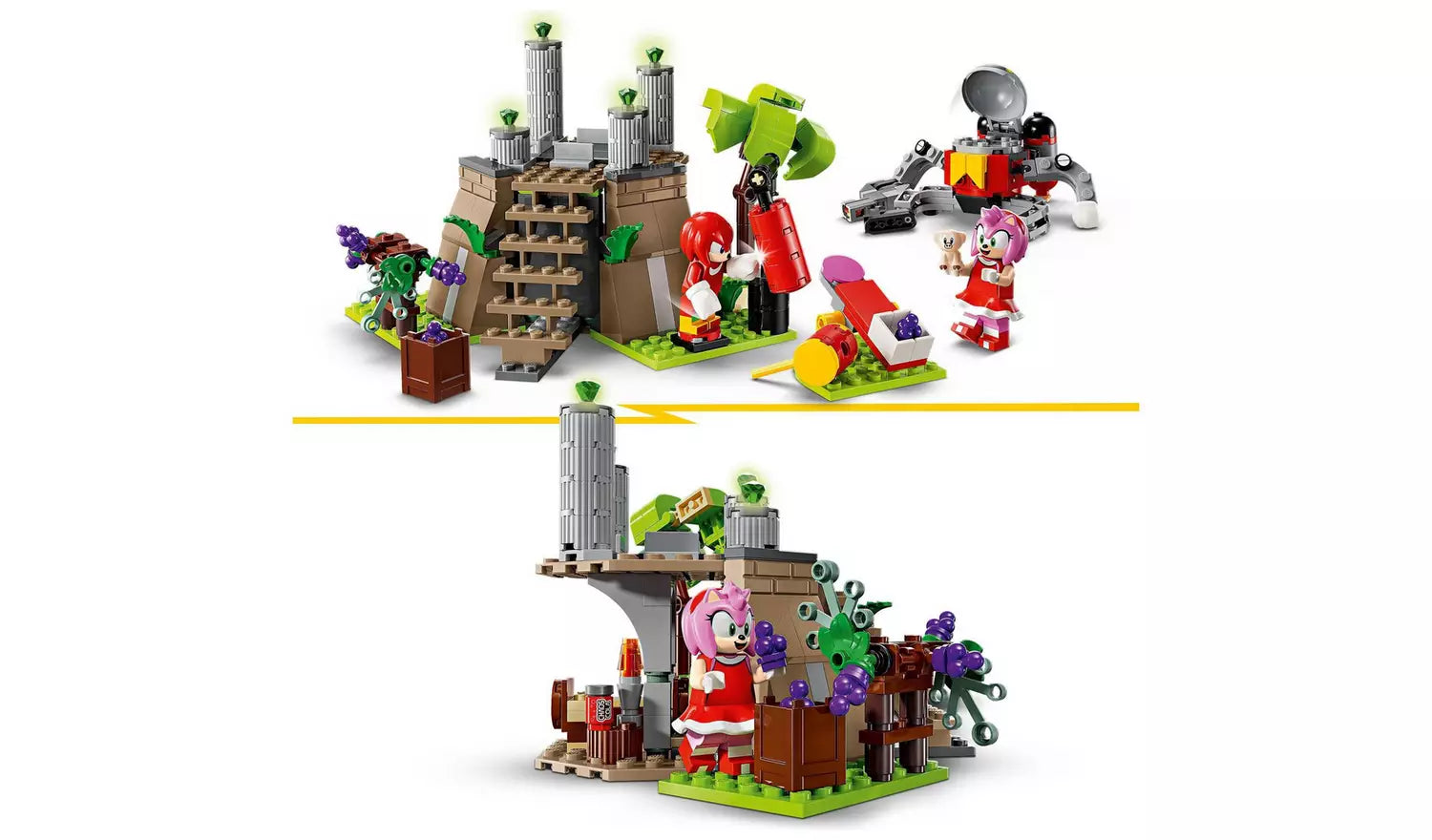 ليجو مكعبات بناء ناكلز وضريح الزمرد الرئيسي مكعبات التركيب LEGO