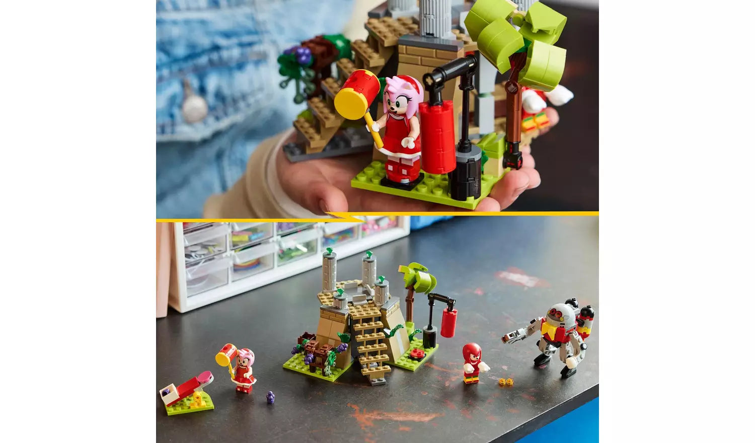 ليجو مكعبات بناء ناكلز وضريح الزمرد الرئيسي مكعبات التركيب LEGO