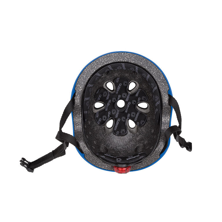 غلوبر خوذة مضيئة للأطفال زرقاء اكسسوارات الدراجة GLOBBER