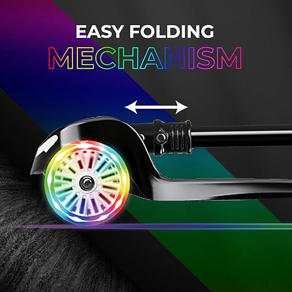 ال اي تي سكوتر نوفا 3 عجلات اسود سكوتر 3 عجلات LiT