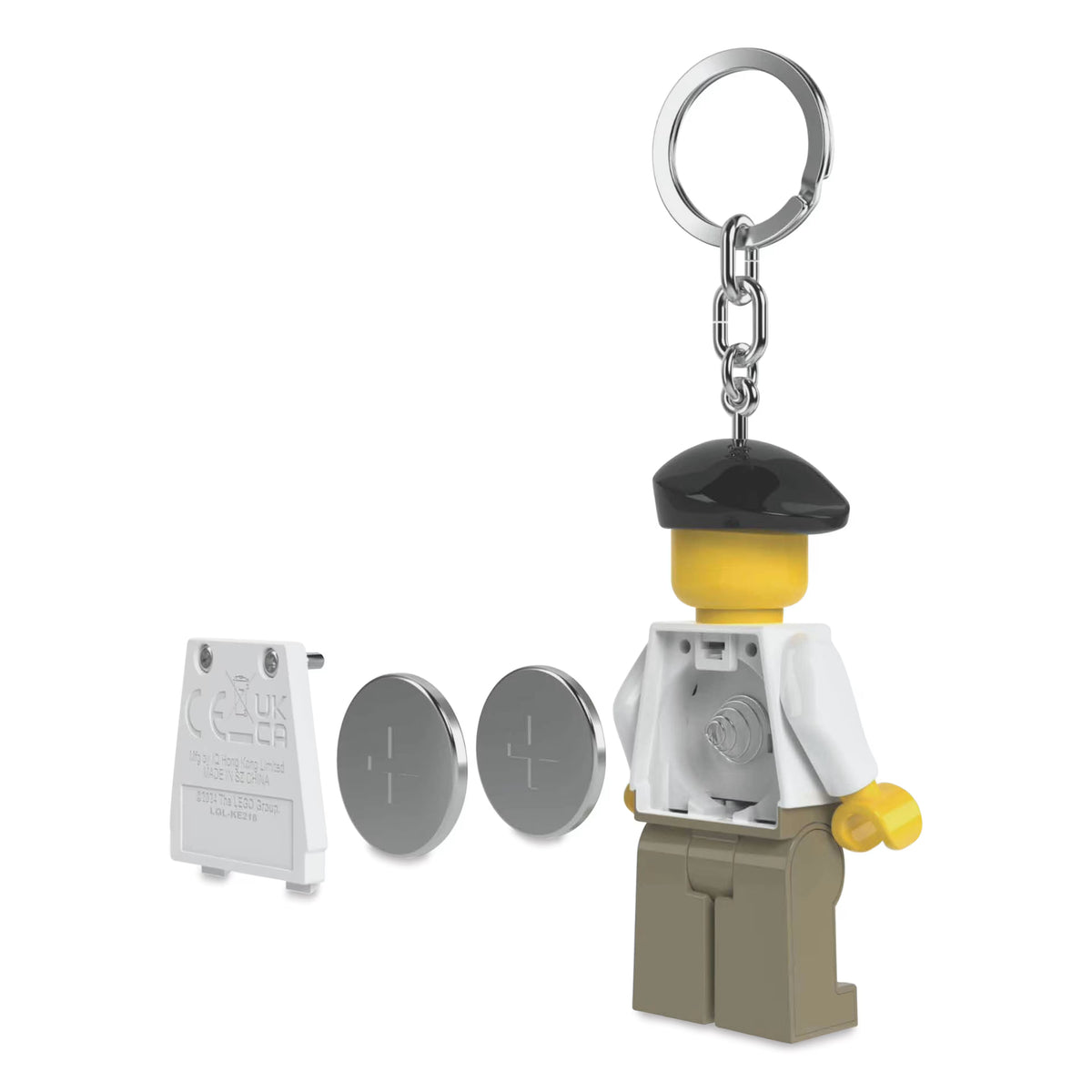 ليجو سلسلة مفاتيح الفنان المضيئة مكعبات التركيب LEGO